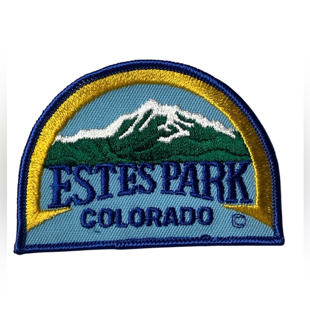 NEW Estes Park Colorado Iron On Patch Mountains State of Colorado